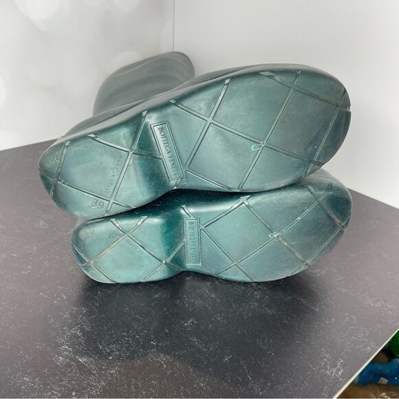 Bottega Veneta Puddle Rubber Boots Inkwell Women’s Sz EU 39 - Picture 6 of 6